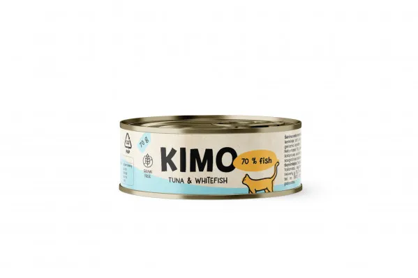 Kimo Tuna&Whitefish konservai katėms su tunu ir balta žuvimi 24x70g