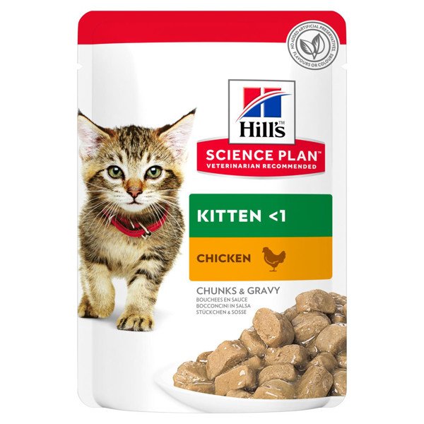 Hill's Science Plan Kitten Guliašas kačiukams su vištiena 12x85g