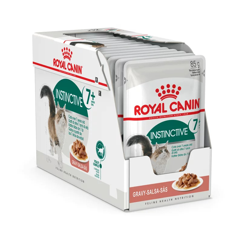 Royal Canin Instinctive 7+ konservai padaže 12x85g