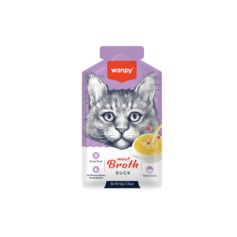 Wanpy Broth sriuba su antiena skanėstas katėms 12x50 g