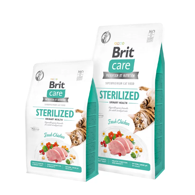 Brit Care Sterilized Urinary Health sausas maistas katėms 7 kg