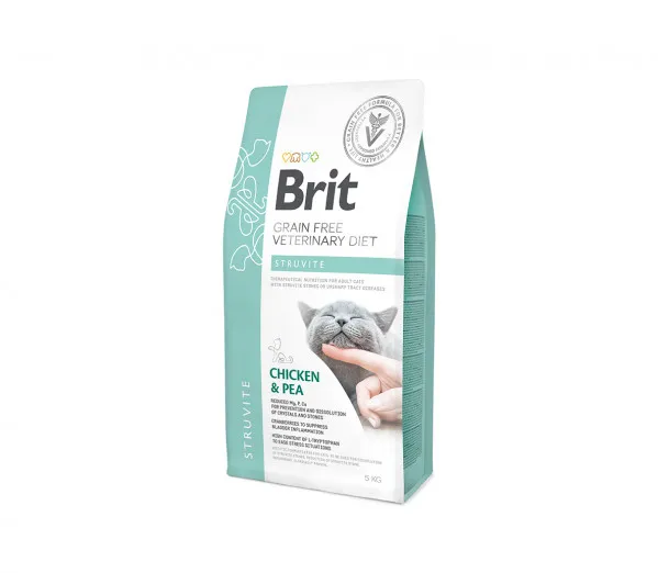 Brit GF Veterinary Diets Cat Struvite Sausas Maistas Katėms 2 kg
