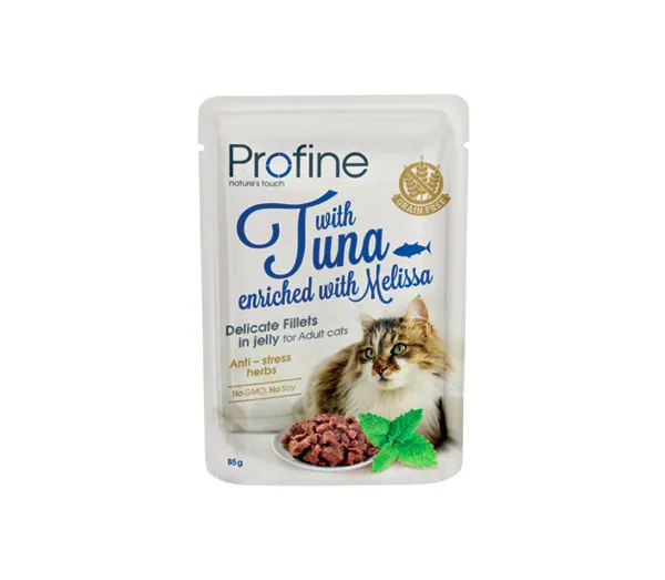 Profine konservai katėms Jelly with Tuna 24x85g
