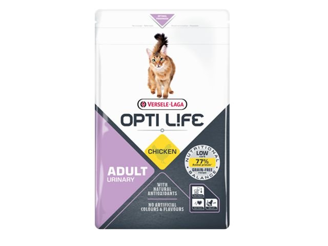 Opti Life Cat Adult Urinary Sausas Maistas Katėms 2.5kg