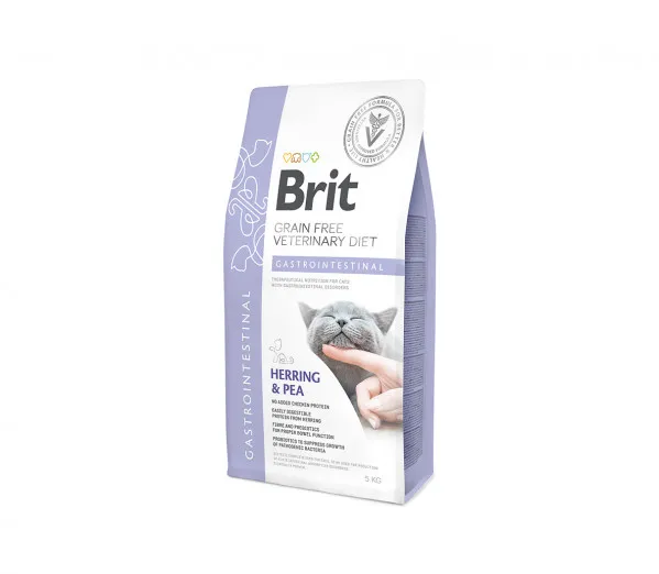 Brit GF Veterinary Diets Cat Gastrointestinal Sausas Maistas katėms 5 kg