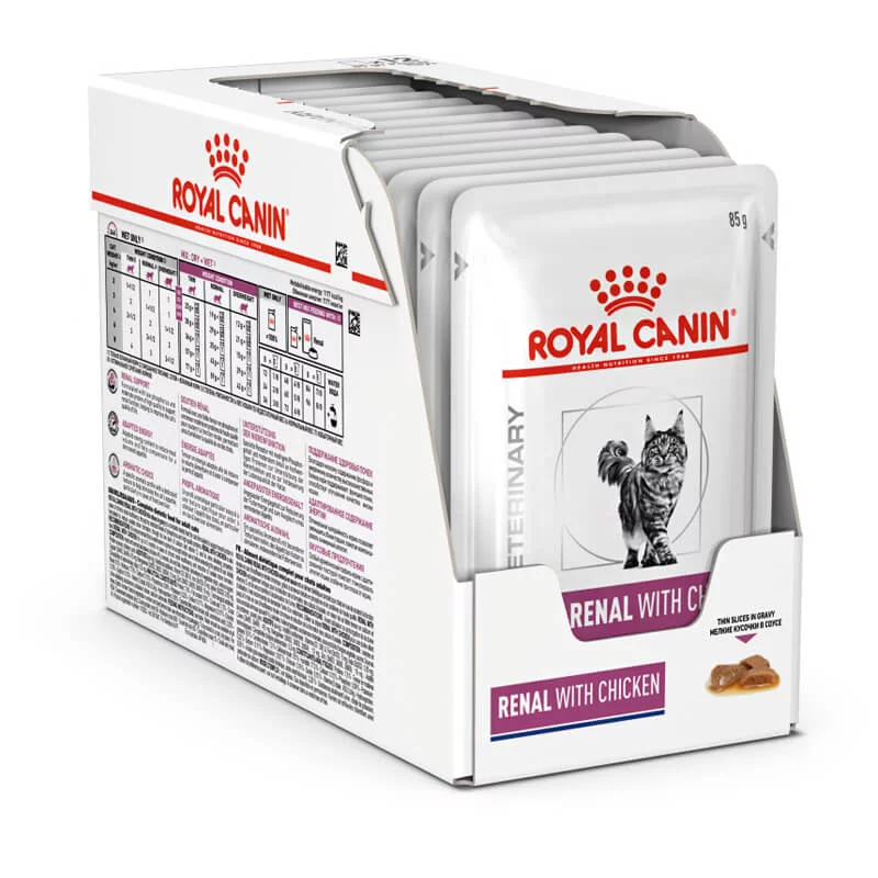 Royal Canin Renal Fish konservai padaže 12x85g