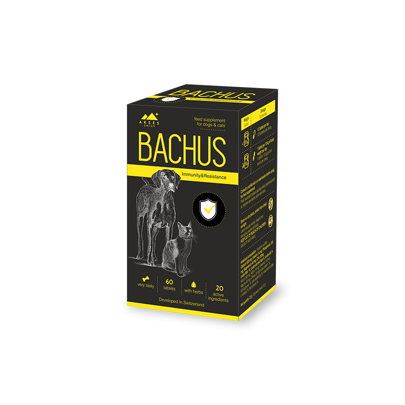 Bachus Immunity & Resistance papildai šunims ir katėms 60 tabl