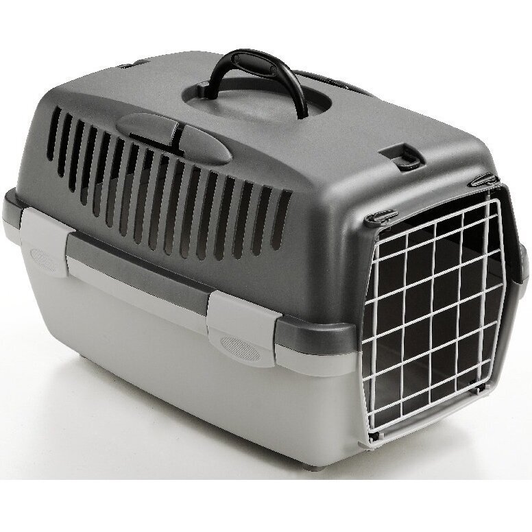 STEFANPLAST GULLIVER 3 TRANSPORTAVIMO DĖŽĖ SU METALINĖMIS GROTELĖMIS 61x40x38cm