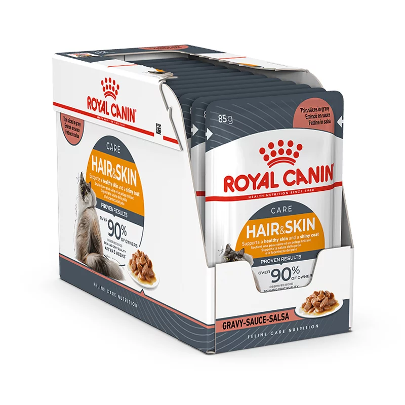 Royal Canin Hair & Skin Care konservai padaže 12x85g