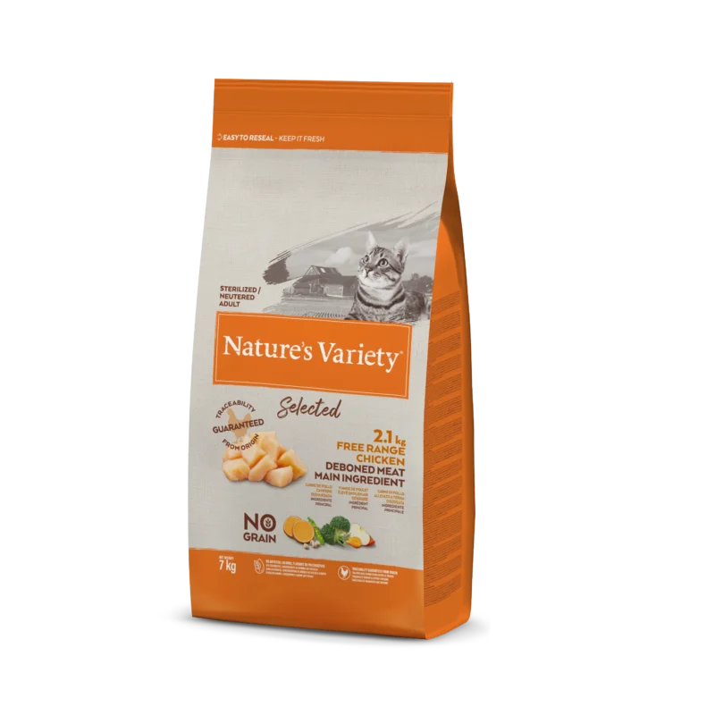 Nature’s Variety Selected Sausas Maistas Sterilizuotom Katėms (vištiena) 7 kg