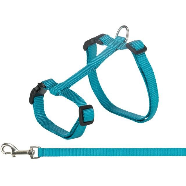 TRIXIE Kačių petnešos su pavadėliu XXL 34-57 cm-13 mm 1.20 m
