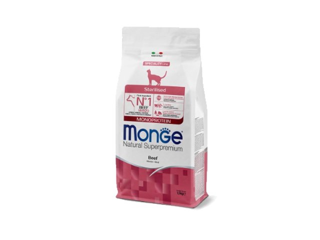 Monge Dry Cat Adult Sterilized Beef monoprotein 1.5 kg