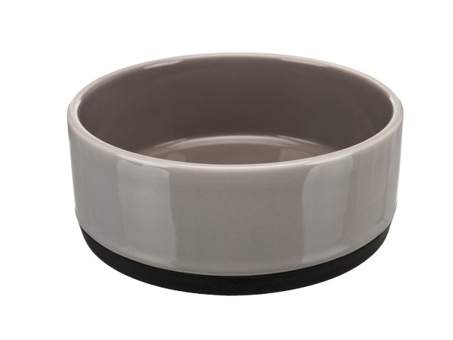 TRIXIE Dubenėlis keramika/guma 0.75 l/16 cm pilkas