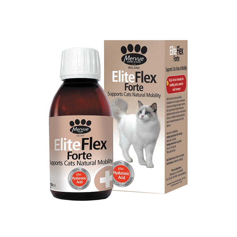 Mervue EliteFlex Forte papildai sąnariams katėms 150 ml