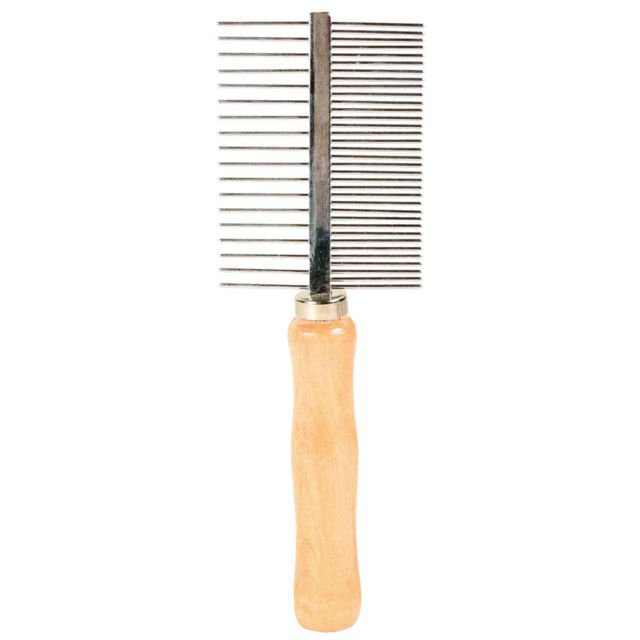 TRIXIE Šukos dvipusės vidut.-retos medis-metal. dantys 17 cm