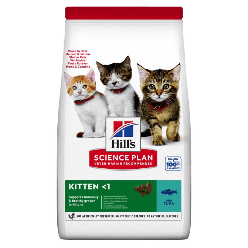 Hill's Science Plan SP Kitten Tuna  sausas maistas kačiukams 1.5 kg