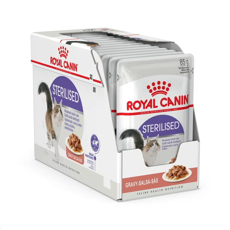 Royal Canin Sterilised konservai padaže 12x85g