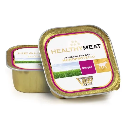 Healthymeat Quaglia ( su putpeliena ) paštetas katėms 12x90g