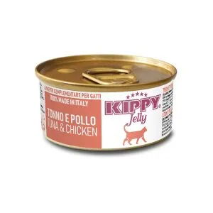 Kippy Jelly Tuna & Chicken( su tunu ir vištiena) drebučiai katėms 12x70g