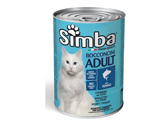 Simba konservuotas pašaras katėms su tunu 6x415g