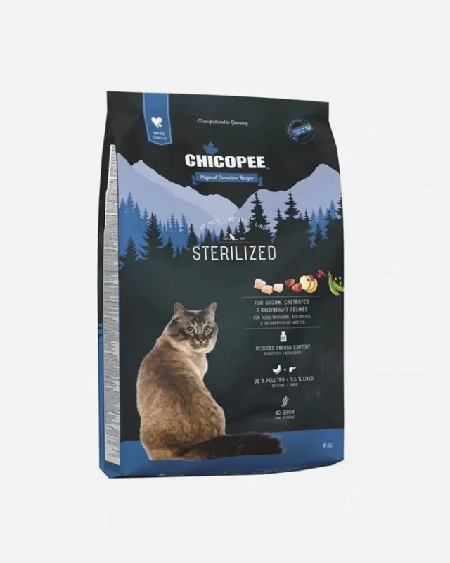 Chicopee HNL Holistic Nature Line Maistas Sterilizuotom Katėm 8 kg