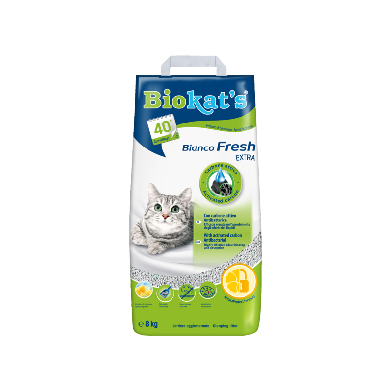 Biokat's Bianco Fresh Extra 8kg sušokantis kraikas katėms
