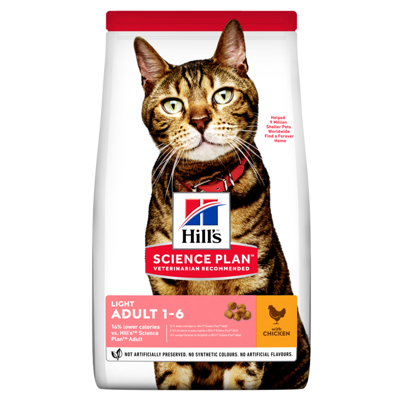 SP Feline Adult Light Chicken sausas maistas katėms 1.5 kg