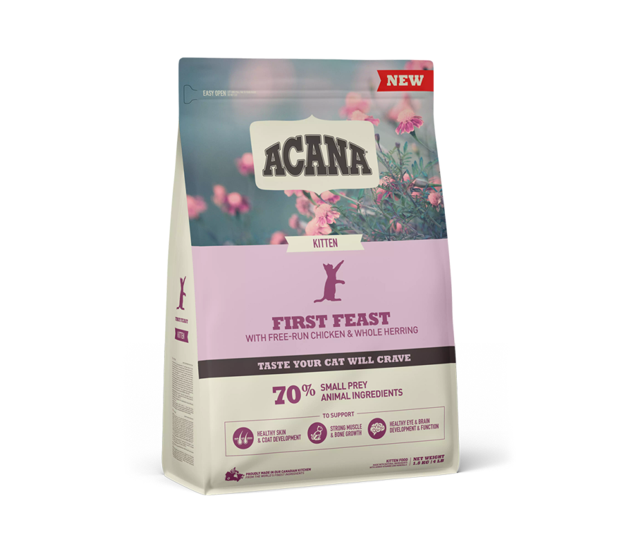 Acana First Feast Cat sausas maistas kačiukams 1.8 kg