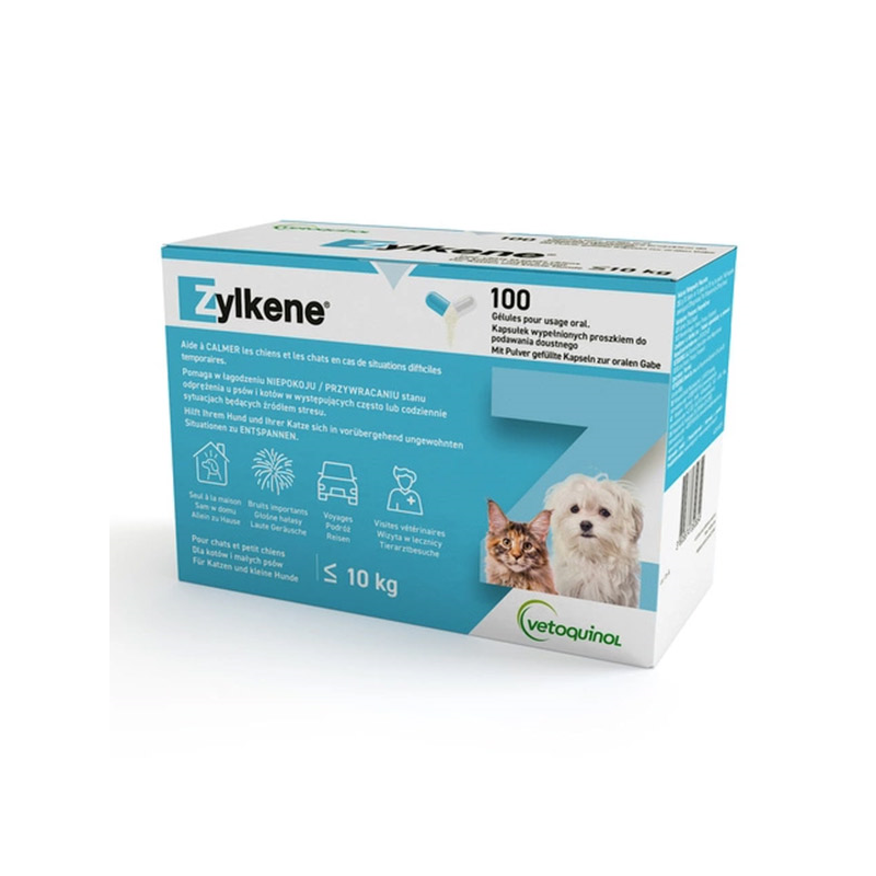 Vetoquinol Zylkene raminamasis papildas šunims ir katėms 75 mg 10 tabl