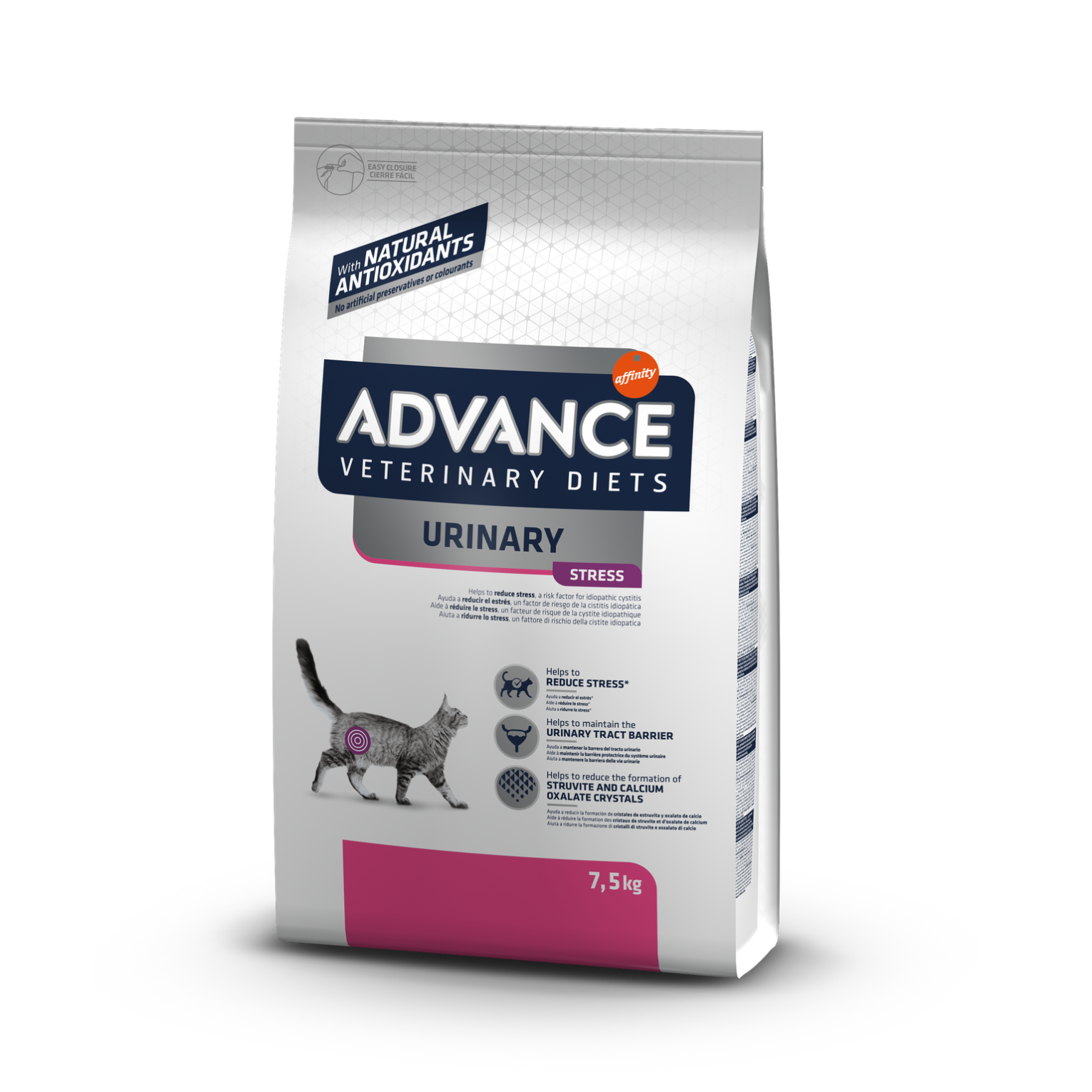 Advance Urinary Stress Cat sausas maistas katėms 7.5 kg