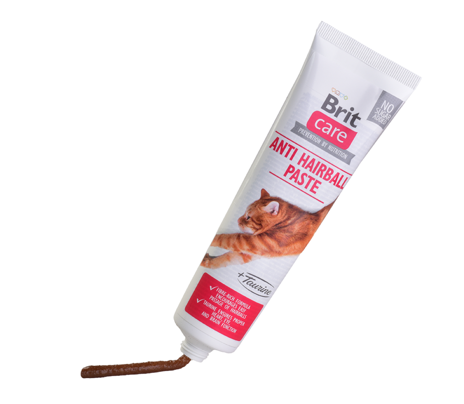 Brit Care Cat pasta Anti Hairball with Taurine 100ml