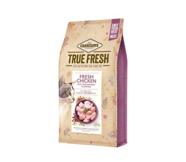 Carnilove True Fresh Cat Chicken sausas maistas katėms su vištiena 1.8 kg