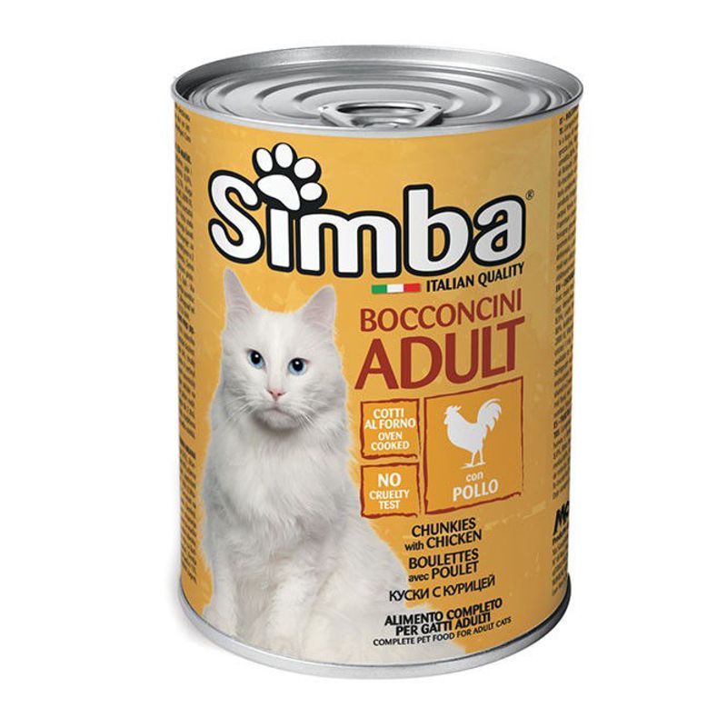 Simba Cat Adult Chicken konservuotas pašaras katėms, vištiena; 415g