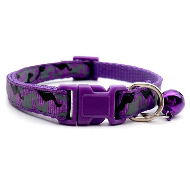 Zoo Camo antkaklis katėms, violetinis; 19-32cm