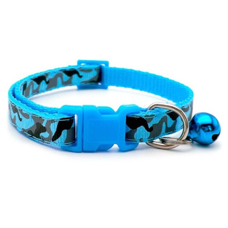 Zoo Camo antkaklis katėms, žydras; 19-32cm