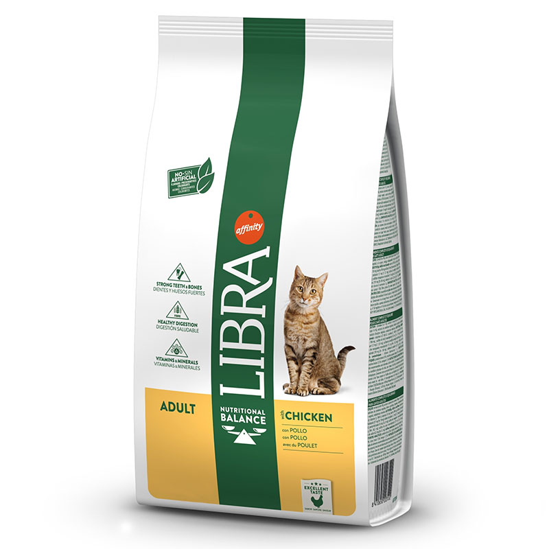 Libra Cat Chicken sausas pašaras suaugusioms katėms, vištiena; 10kg