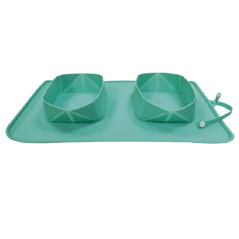 Croci Spa Silicone Bowl sulankstomas kelioninis dubenėlis; 38x22cm