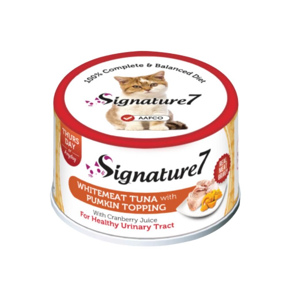 Signature7 REAL Meat Gravy konservai su tunu ir moliūgais padaže, 70 g