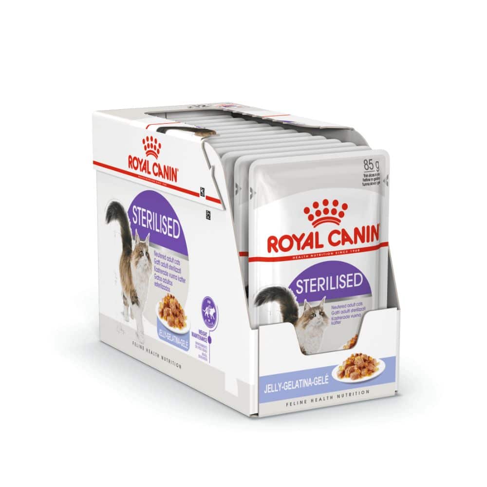 Royal Canin Sterilised Jelly - konservai sterilizuotoms katėms želė 0,85g x 12vnt.