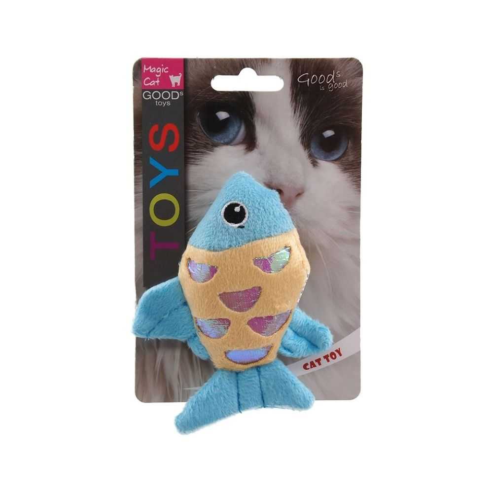 Magic Cat pliušinis žaislas katei, žuvytė 10cm (su katžole)