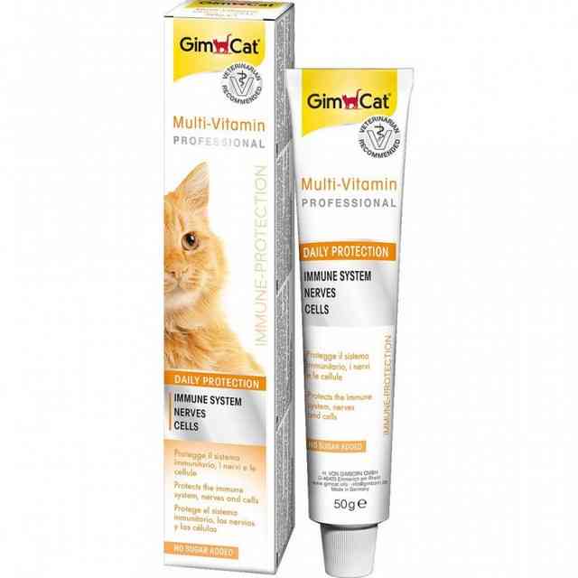 GIMCAT MULTIVITAMIN PASTE PROFESSIONAL multivitaminų pasta katėms - Produkto Svoris 20g