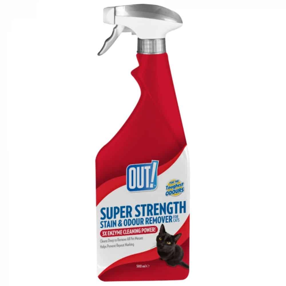 OUT! Super Strength - purškiklis naikinti kvapus ir dėmes 500ml