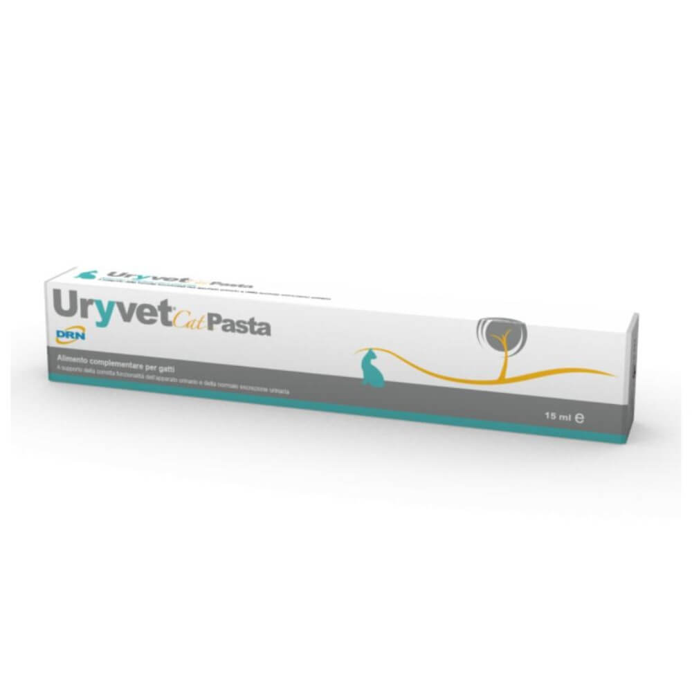 Uryvet pasta, 15 ml - Pašaro papildas katėms, kuris palaiko tinkamą šlapimo takų funkcionavimą ir normalų šlapimo išsiskyrimą