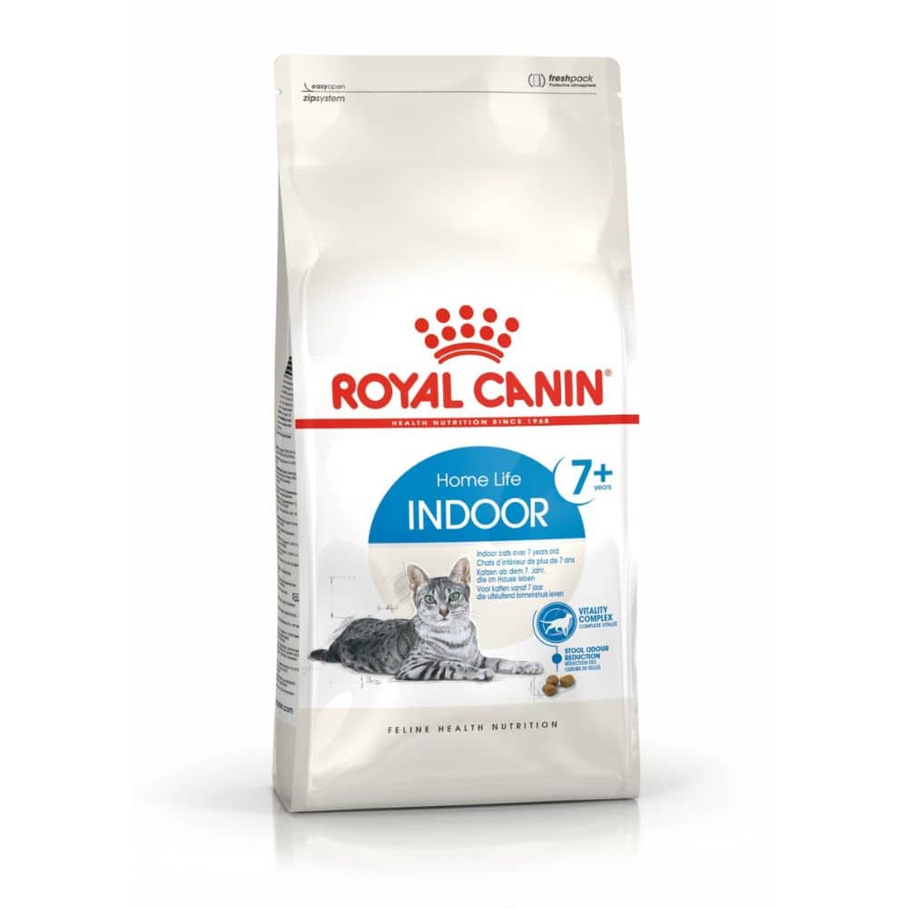 Royal Canin Indoor +7 sausas maistas katėms gyvenančioms namuose nuo 7 metų amžiaus - Produkto Svoris 400g