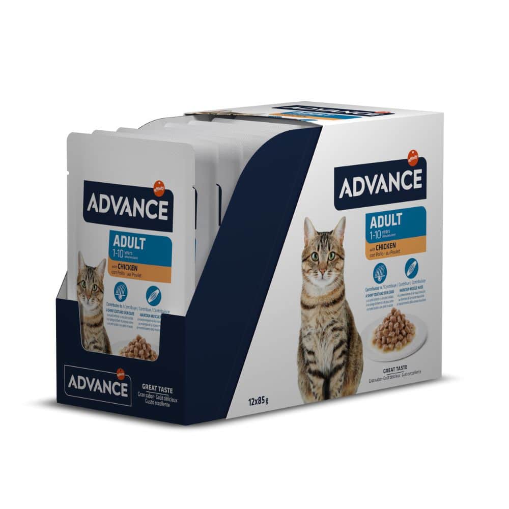 Advance Wet Adult Chicken konservai katėms 12*85g