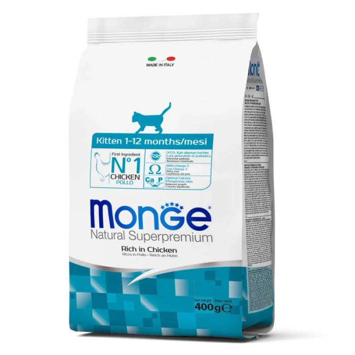 Monge Dry Cat Kitten sausas maistas kačiukams, 0,4 kg