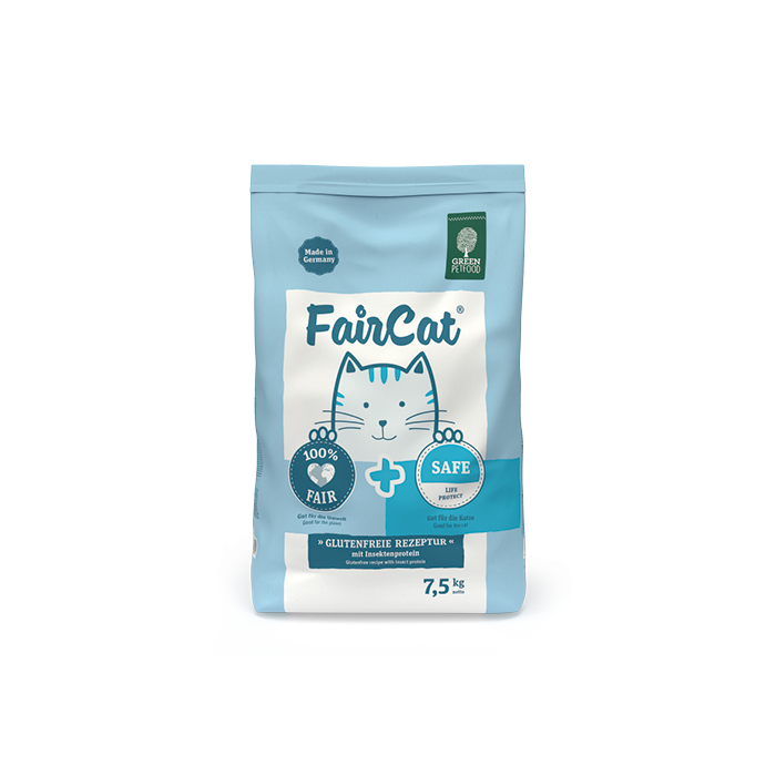 Green Petfood Fair Cat Safe sausas maistas katėms, 7,5 kg