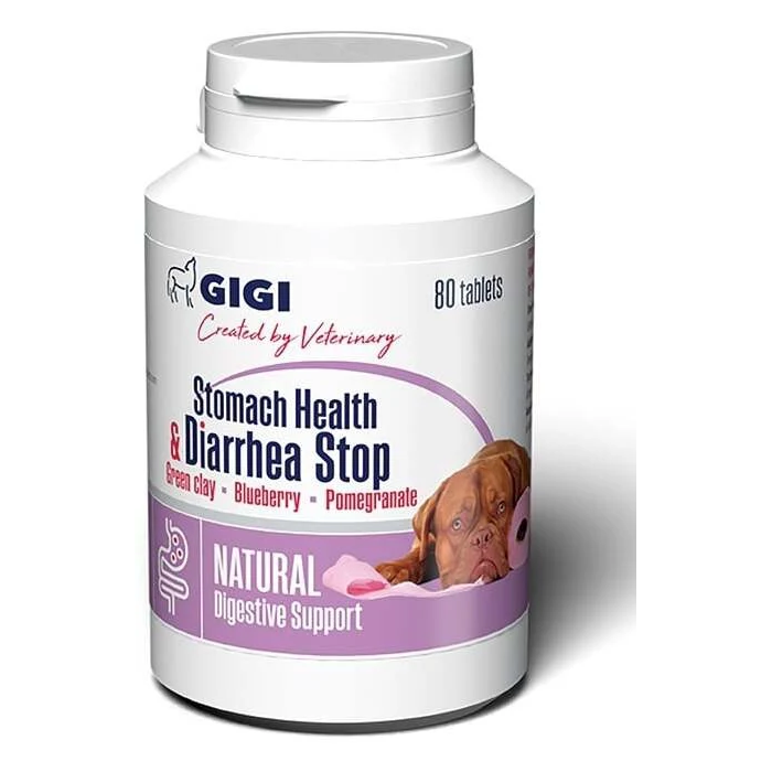 Gigi Stomach Health - Diarrhea Stop papildas nuo viduriavimo šunims, N80