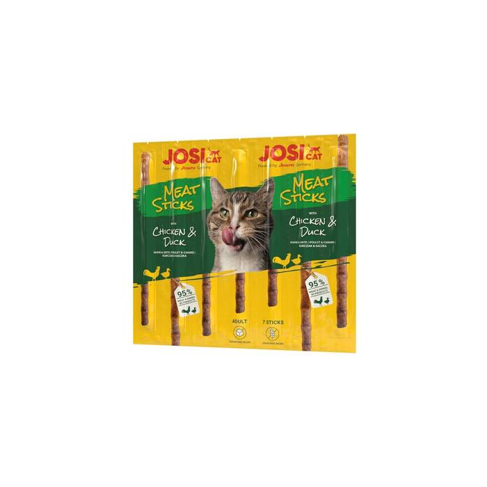 JosiCat Meat Sticks Chicken - Duck skanėstai katėms su vištiena ir antiena, 35 g