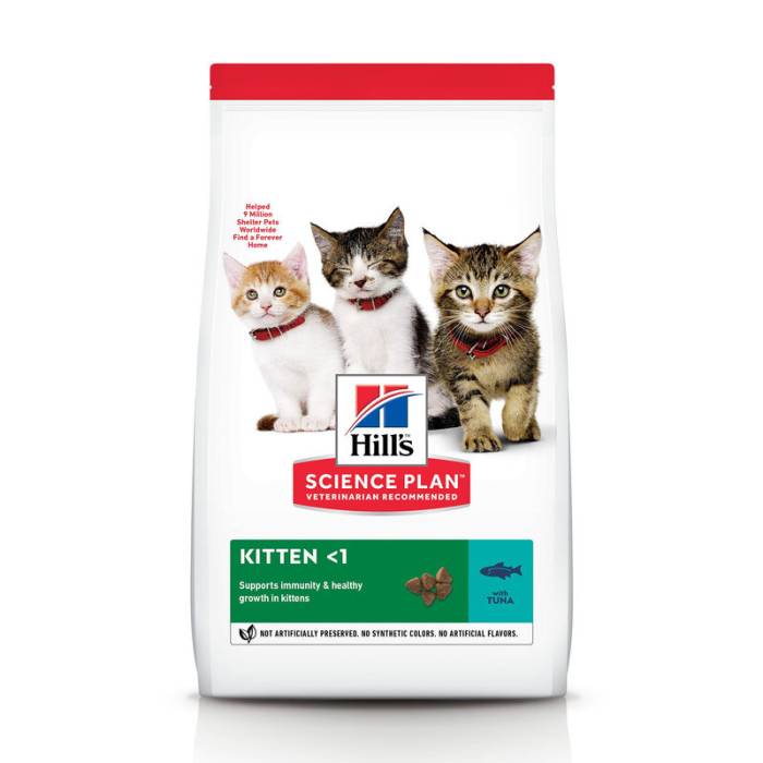 Hill's Science Plan Kitten Tuna sausas maistas kačiukams, 0,3 kg